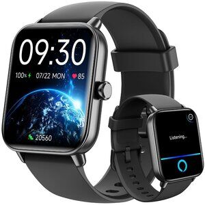 Smart Watches for Men Women, 1.8" Screen Activity Tracker, Heart Rate/Sleep/SpO2